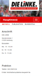 Mobile Screenshot of linke-bergedorf.de